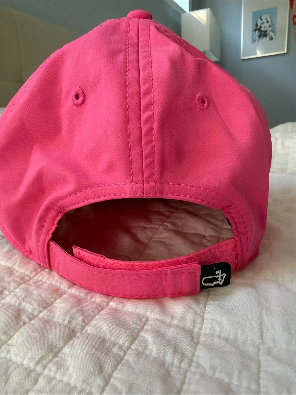 Masters Embroidered Logo Hot Pink Golf Cap - small / kids